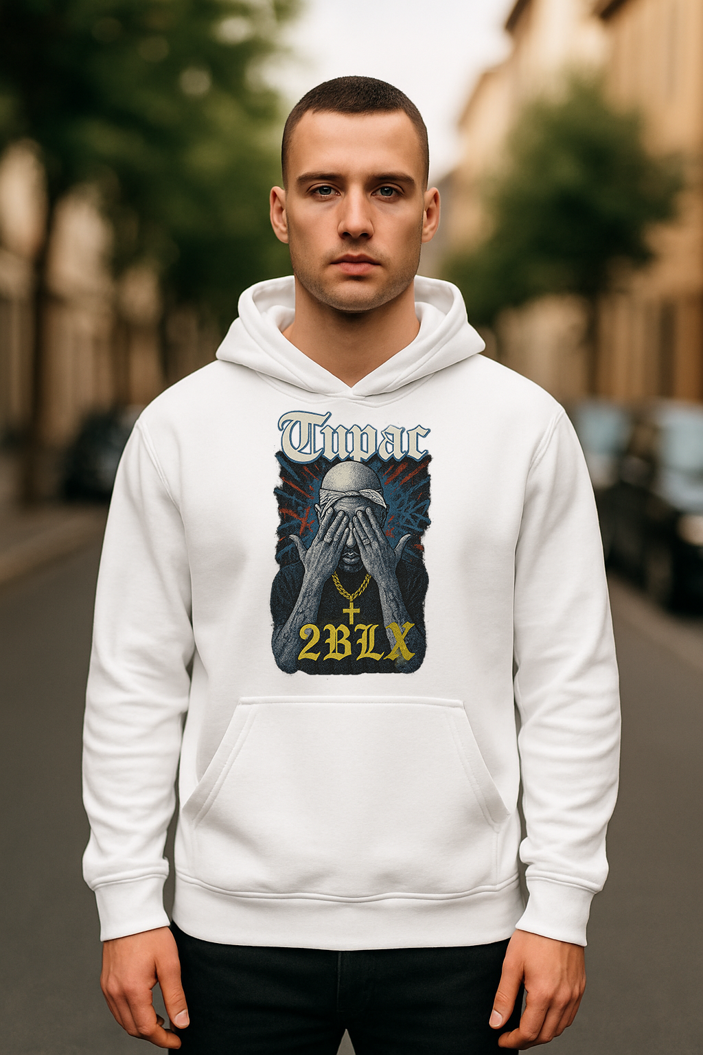 Abrigo con capucha unisex
