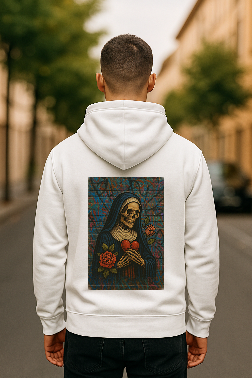 Abrigo con capucha unisex