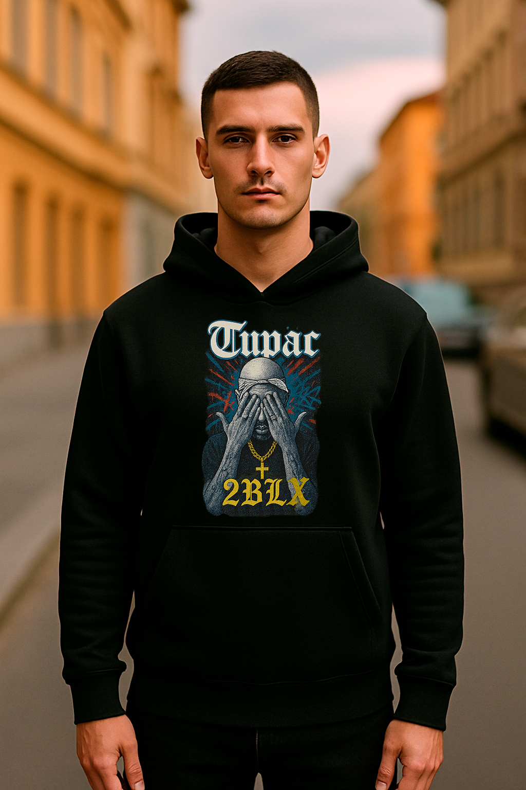 Abrigo con capucha unisex