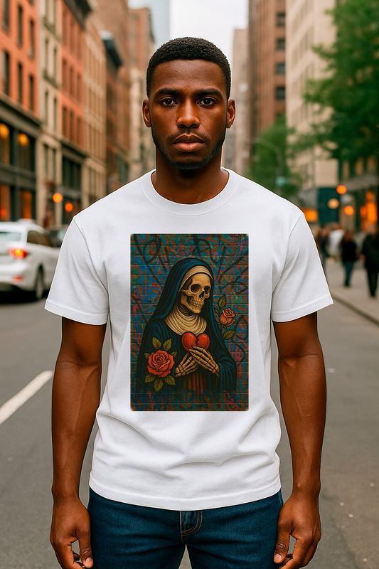 Camiseta gruesa teñida unisex