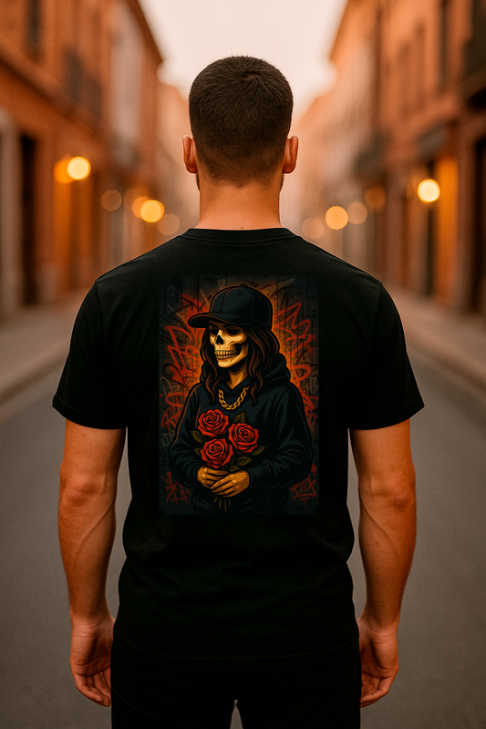 Camiseta gruesa teñida unisex